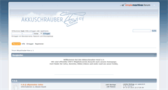 Desktop Screenshot of forum.akkuschrauber-howi.de