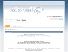 Tablet Screenshot of forum.akkuschrauber-howi.de