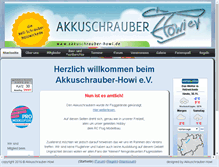 Tablet Screenshot of akkuschrauber-howi.de
